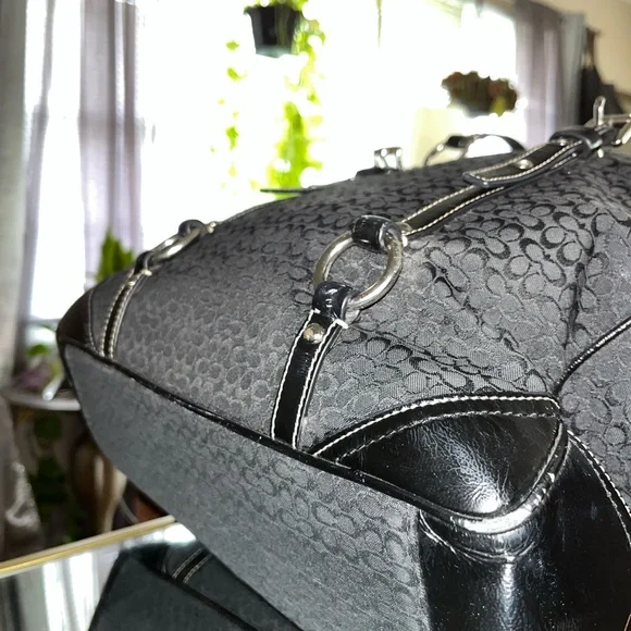 Black Coach Women's Tote Bag - Picture 6 of 10